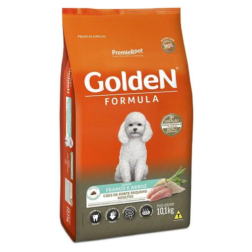 Ração Seca PremieR Pet Golden Formula Cães Adultos Mini Bits Frango e Arroz - 10 Kg
