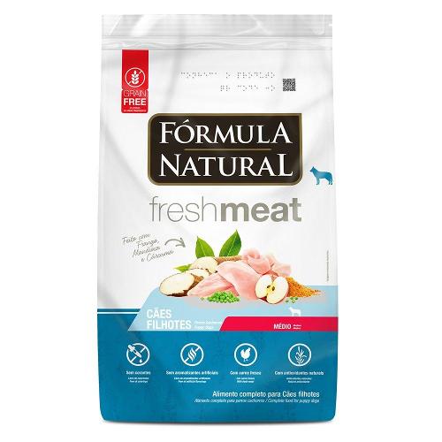 Ração Seca Fórmula Natural Fresh Meat Cães Filhotes Raças Médias - 1 Kg