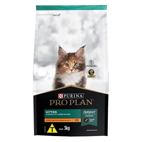 Ração Purina Pro Plan Frango Gatos Filhotes - 3 Kg
