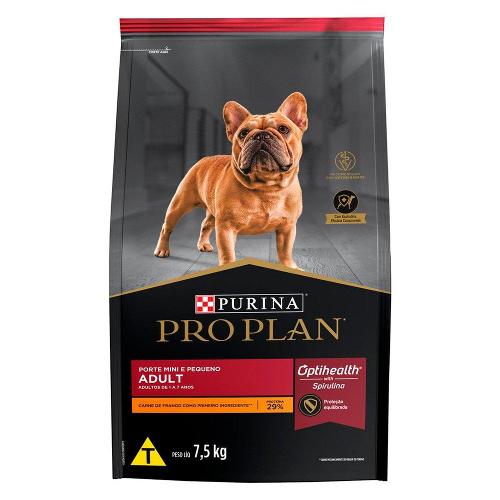 Ração Seca Nestlé Purina Pro Plan Frango para Cães Adultos Raças Pequenas - 7,5 Kg