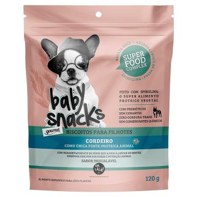 Biscoito OH LàLà! Pet Gourmet para Cães Filhotes Sabor Cordeiro - 120g