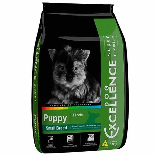 Ração Seca Dog Excellence Super Premium Frango e Arroz para Cães Filhotes Raças Pequenas - 1 Kg