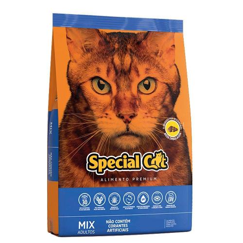 Ração Special Cat Mix Premium para Gatos Adultos - 1 Kg
