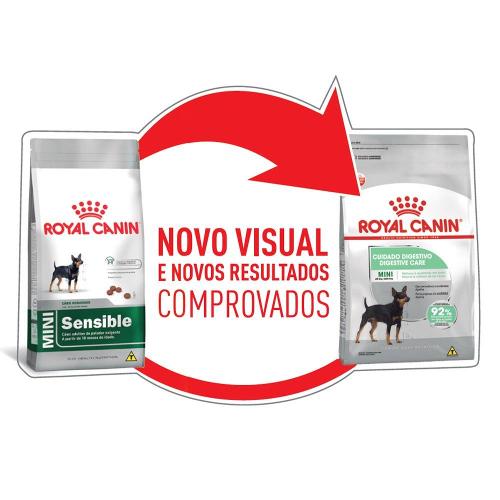 Ração Seca  Cuidado Digestivo para Cães Adultos de Raças Mini a partir de 10 meses de idade