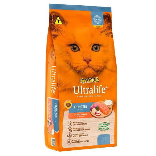 Ração Seca Special Cat Ultralife Salmão e Arroz para Gatos Filhotes - 1 Kg