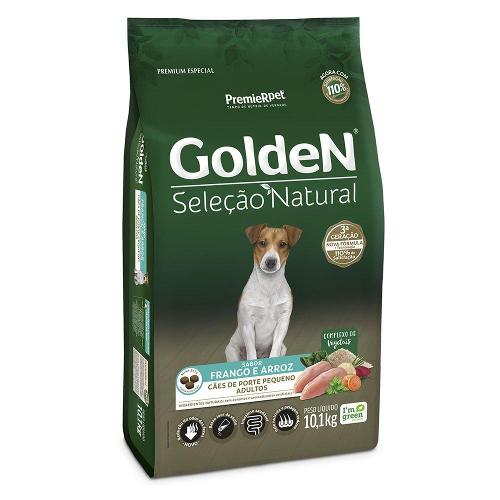 Ração Golden Seleção Natural Cães Adultos Mini Bits- 10,1 Kg