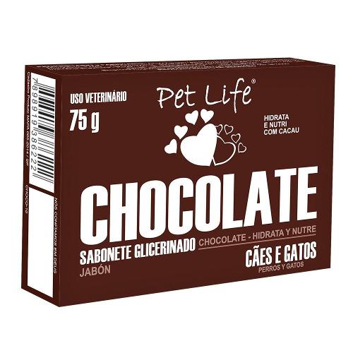 Sabonete Chocolate Pet life para Cães e Gatos - 80 g
