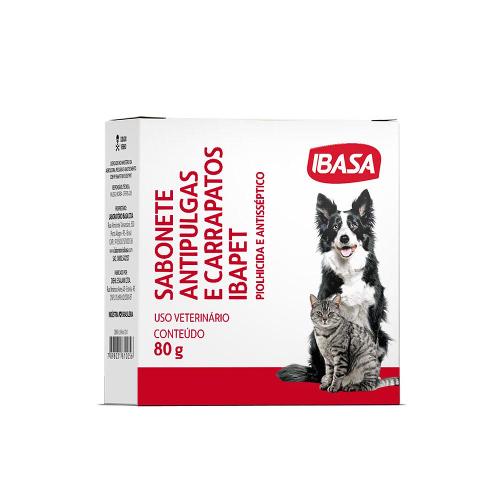 Sabonete Anti Pulgas Ibasa para Cães - 80 g