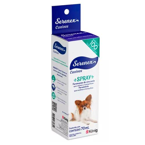Spray König Serenex Caninos para Cães - 70 mL