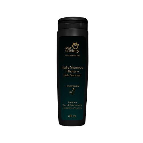 Shampoo Pet Society Hydra Filhotes e Pele Sensível - 300 mL