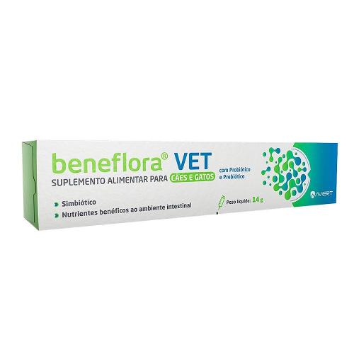 Suplemento Alimentar Avert Beneflora VET para Cães e Gatos - 14 g