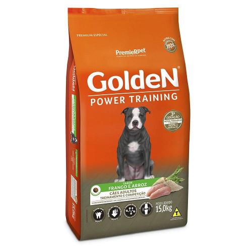Ração Premier Golden Power Training Cães Adultos Frango e Arroz - 15 Kg