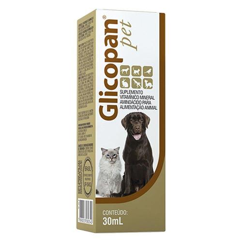 Suplemento Vitamínico Vetnil Glicopan Pet Gotas - 30 mL