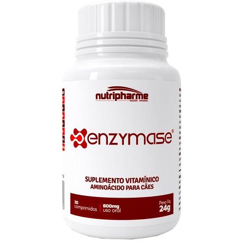 Suplemento Vitamínico Nutripharme Enzymase 30 Cápsulas para Cães - 24 g