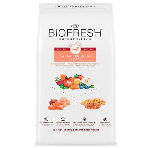 Ração Seca  Mix de Carne, Frutas, Legumes e Ervas Frescas Cães Sênior de Raças Pequenas e Minis