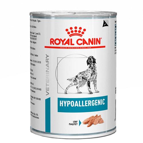 Ração Royal Canin Lata Canine Veterinary Diet Hypoallergenic Wet para Cães - 400 g