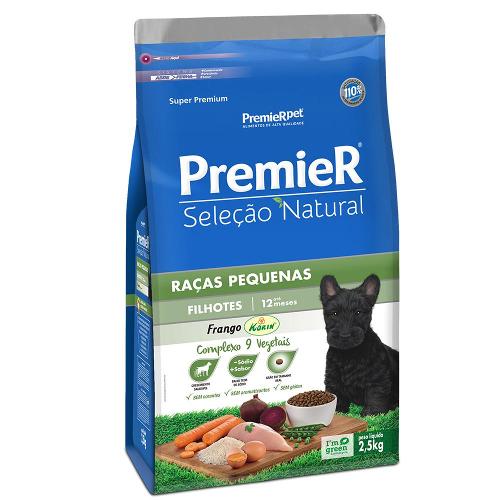 Ração Premier Seleção Natural para Cães Filhotes de Raças Pequenas - 2,5 Kg