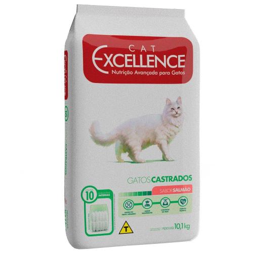 Ração Cat Excellence Salmão Gatos Adultos Castrados- 10,1 Kg