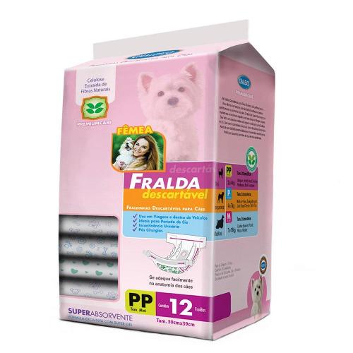 Fralda Descartável Chalesco 12 Unidades - Tam. PP