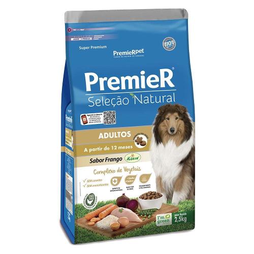 Ração Premier Seleção Natural para Cães Adultos - 2,5 Kg