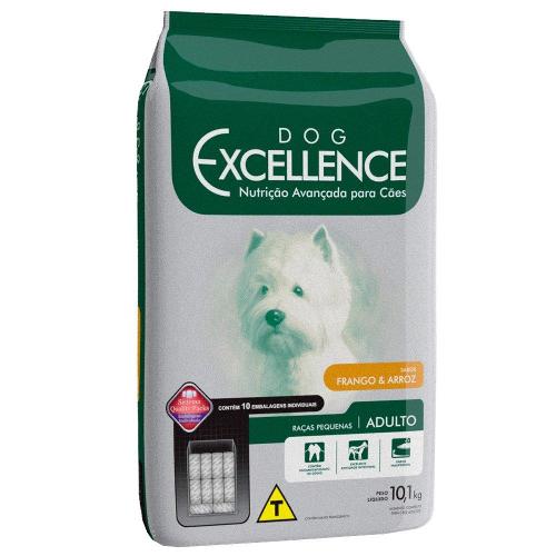 Ração Seca Dog Excellence Frango com Arroz para Cães Adultos Raças Pequenas - 10,1 Kg
