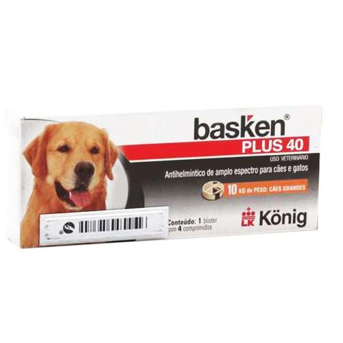 Basken Plus 40 - 4 comprimidos