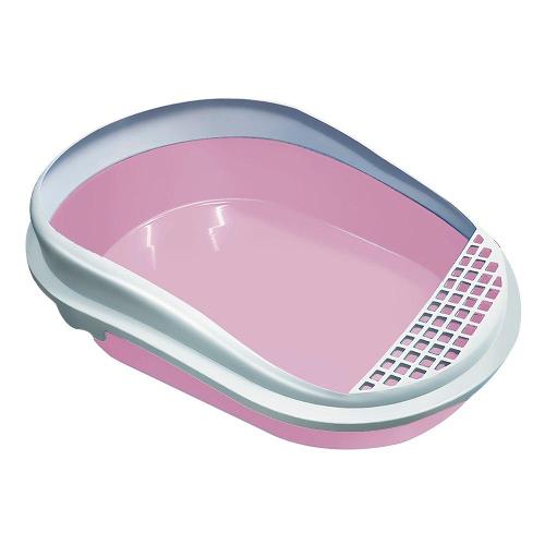 Banheira Furacão Pet Smart com Arco para Gatos - Rosa