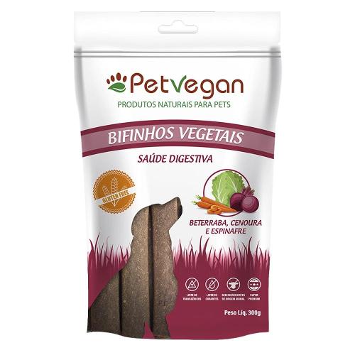 Bifinho PetVegan para Cães Sabor Beterraba e Cenoura - 300g