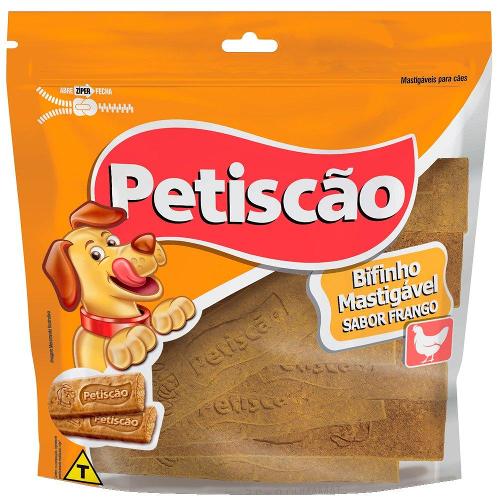 Bifinho Mastigável Petiscão Sabor Frango - 250 g