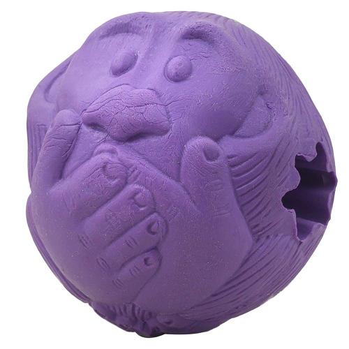 Bola Macaquinho Pet Games Lilás com Dispenser de Ração ou Petisco - Tam. G