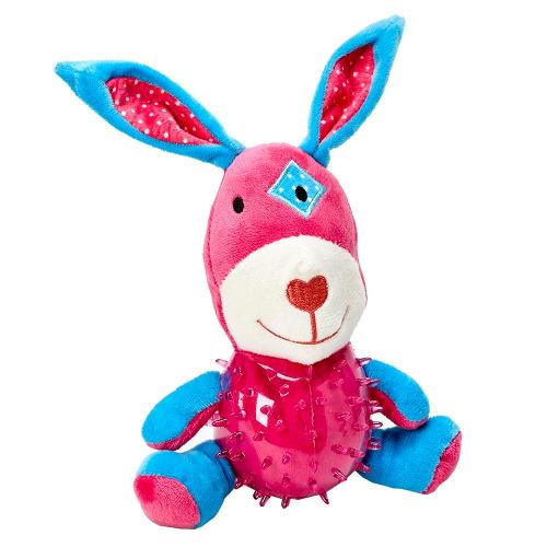 Brinquedo Chalesco Pelúcia Smart Rabbit para Cães - Tam. Único