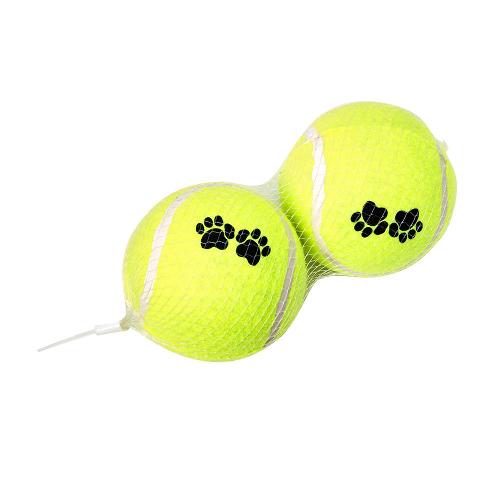 Brinquedo Chalesco Bola de Tenis 2 Unidades para Cães - Tam. G