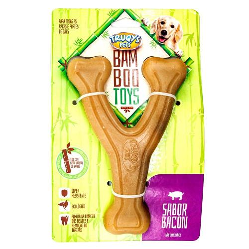 Brinquedo Forquilha de Bamboo Natural - Tam. M