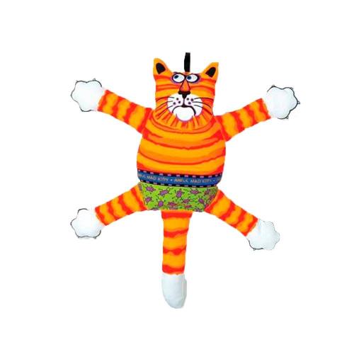 Brinquedo Fatcat Mini Terrible Nasty Scarries Laranja - Tam. P