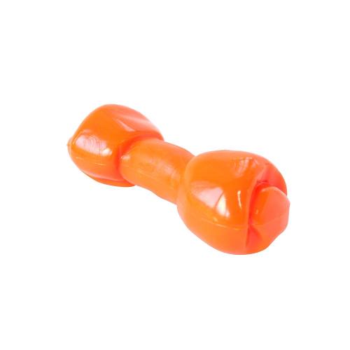 Brinquedo Odontopet Osso Big Bone Flexi Laranja para Cães - Tam. M