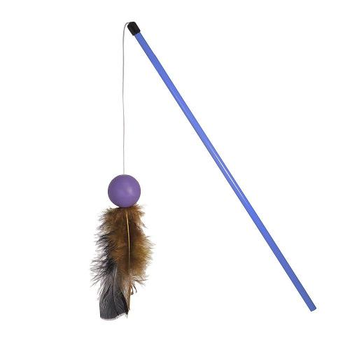 Brinquedo LCM Varinha Cat Fishing Azul para Gato - Azul