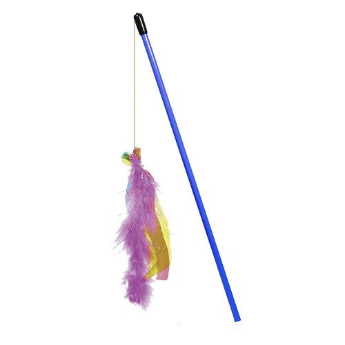 Brinquedo LCM Varinha Cat Collors Azul para Gato - Azul