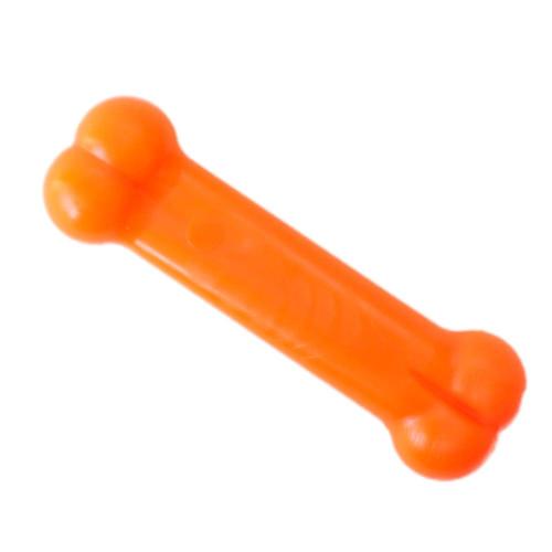 Brinquedo Odontopet Osso Bone Flexi Laranja para Cães - Tam. P