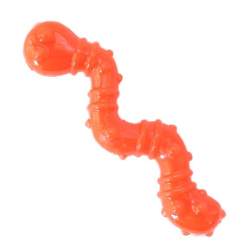 Brinquedo Odontopet Minhoca Infused Catnip Laranja para Gatos - Tam. Único