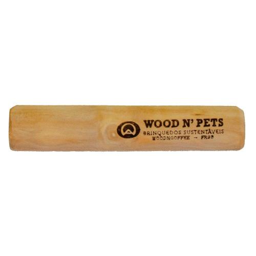 Brinquedo Mordedor WoodnPets Sustentavel Rústico para Cães - Tam. P