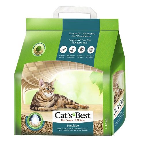 Granulado Ecológico Cat's Best Sensitive para Gatos - 2,9 Kg