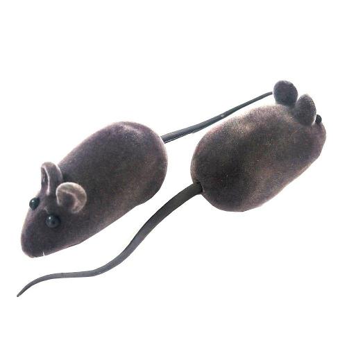 Brinquedo Ratinho Real para Gatos - 2 Unidades