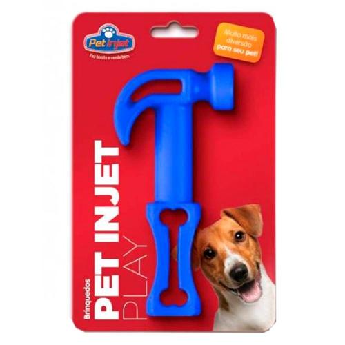 Brinquedo Pet Play Martelo Azul - Tam. Único