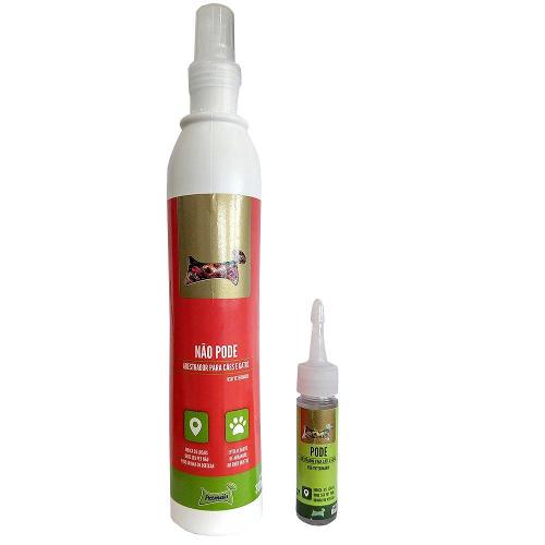 Kit de Adestramento Petmais Pode, Não Pode - 300 mL + 18 mL