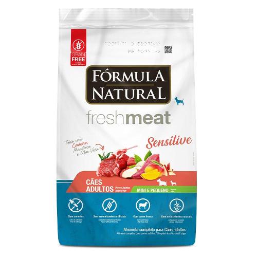Ração Seca Fórmula Natural Fresh Meat Sensitive Cães Adultos Portes Mini e Pequeno - 2,5 Kg