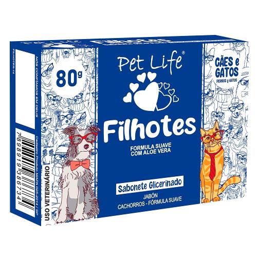 Sabonete Filhotes Pet life para Cães e Gatos - 80 g