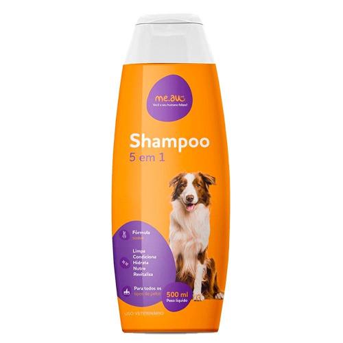 Shampoo Meau 5 em 1 para Cães e Gatos - 500 mL