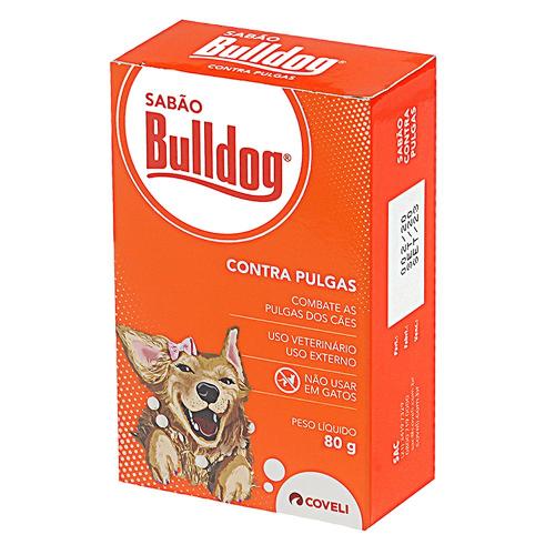 Sabão Coveli Antipulgas Bulldog para Cães - 80 g