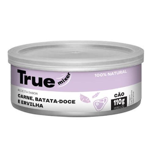 Ração Úmida True Mixer Carne, Batata Doce e Ervilha para Cães - 110 g