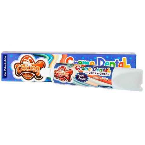 Creme Dental CatDog & Cia Caixinha Tutti-Frutti - 90 g